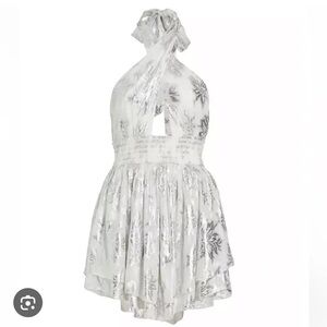 Rococo Sand Halter Mini Dress